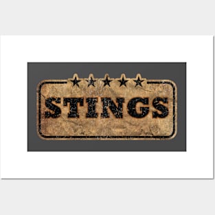 Stings Stings Posters and Art